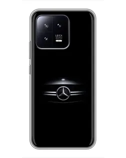 Чохол для Xiaomi 13 з картинкою «Mercedes — абстрактні лінії» Чохол для Xiaomi 13 з картинкою «Mercedes — абстрактні лінії»