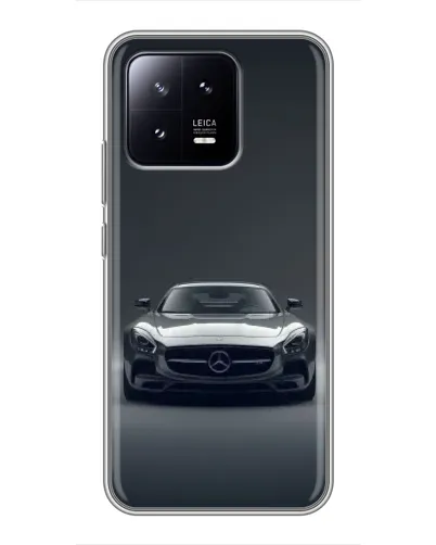 Чохол для Xiaomi 13 з картинкою «Mercedes на чорному»