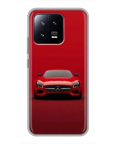 Чохол для Xiaomi 13 з картинкою «Червоний Mercedes AMG»