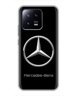 Чохол для Xiaomi 13 з картинкою «Mercedes Silver Logo»