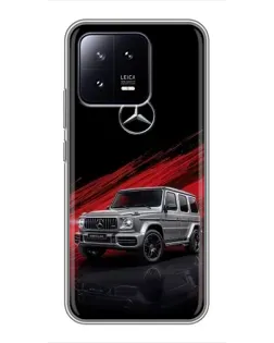 Чохол для Xiaomi 13 з картинкою «Mercedes G-Class червоний»