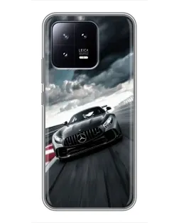 Чохол для Xiaomi 13 з картинкою «Гоночний Mercedes AMG»