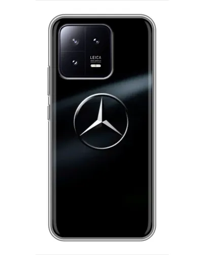 Чехол для Xiaomi 13 с картинкой «Mercedes на металле» Чехол для Xiaomi 13 с картинкой «Mercedes на металле»