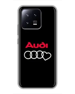 Чохол для Xiaomi 13 з картинкою «Логотип Audi Heart» Чохол для Xiaomi 13 з картинкою «Логотип Audi Heart»