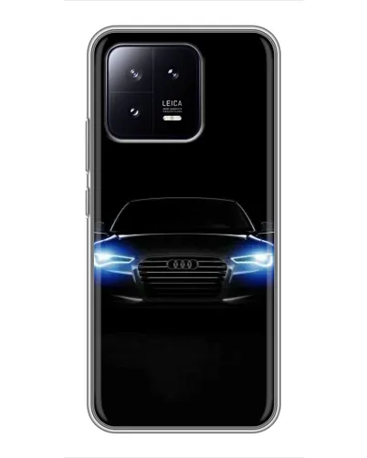 Чохол для Xiaomi 13 з картинкою «Audi в неоні»