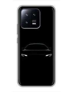 Чохол для Xiaomi 13 з картинкою «Погляд Audi у темряві»