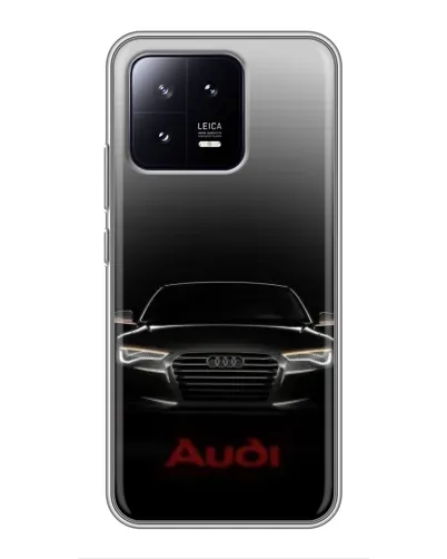 Чохол для Xiaomi 13 з картинкою «Audi — градієнтний контур»