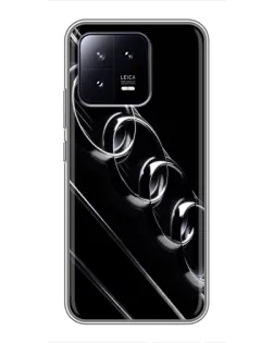Чохол для Xiaomi 13 з картинкою «Audi — абстрактні кільця»