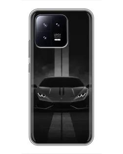 Чохол для Xiaomi 13 з картинкою «Lamborghini симетрія доріг» Чохол для Xiaomi 13 з картинкою «Lamborghini симетрія доріг»