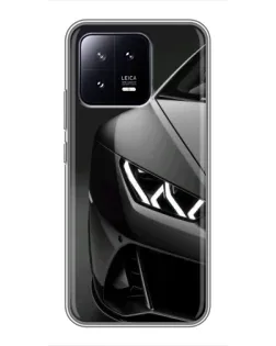 Чохол для Xiaomi 13 з картинкою «Lamborghini фари деталізація» Чохол для Xiaomi 13 з картинкою «Lamborghini фари деталізація»
