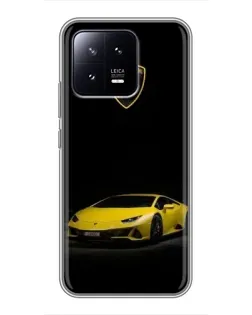 Чохол для Xiaomi 13 з картинкою «Lamborghini жовтий акцент» Чохол для Xiaomi 13 з картинкою «Lamborghini жовтий акцент»