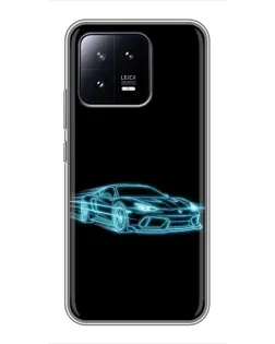 Чохол для Xiaomi 13 з картинкою «Неоновий контур Lamborghini» Чохол для Xiaomi 13 з картинкою «Неоновий контур Lamborghini»
