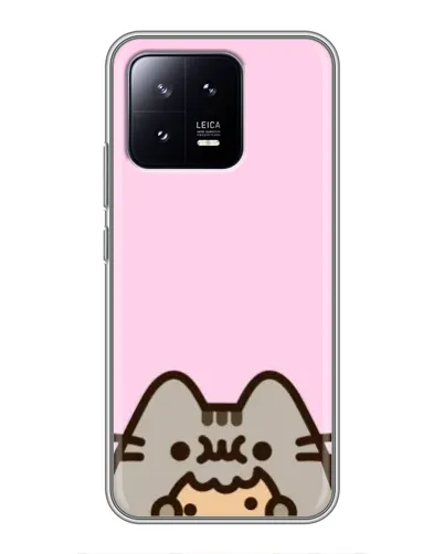 Чехол для Xiaomi 13 с картинкой «Pusheen и печенье» Чехол для Xiaomi 13 с картинкой «Pusheen и печенье»