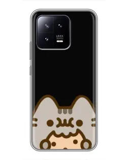 Чехол для Xiaomi 13 с картинкой «Пушин на черном»