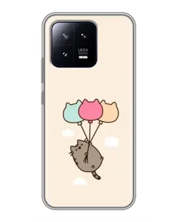 Чехол для Xiaomi 13 с картинкой «Пушин на шариках»