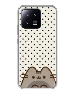 Чехол для Xiaomi 13 с картинкой «Пушин в горошек»