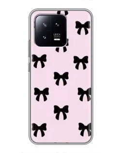 Чохол для Xiaomi 13 з картинкою «Чорні банти Coquette» Чохол для Xiaomi 13 з картинкою «Чорні банти Coquette»