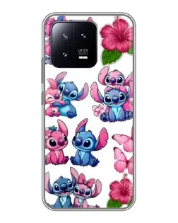 Чохол для Xiaomi 13 з картинкою «Стікери Stitch та Angel»