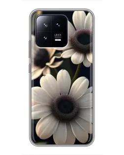 Чохол для Xiaomi 13 з картинкою «Білі маргаритки макро»