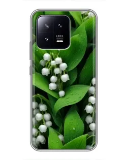 Чохол для Xiaomi 13 з картинкою «Конвалії в зелені»