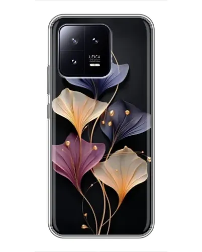 Чохол для Xiaomi 13 з картинкою «Лілові квіти грації»
