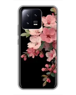 Чохол для Xiaomi 13 з картинкою «Рожева гілка сакури»