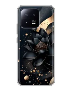 Чохол для Xiaomi 13 з картинкою «Чорний лотос»