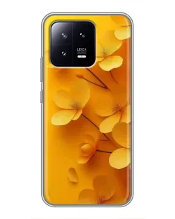 Чохол для Xiaomi 13 з картинкою «Золоті пелюстки»