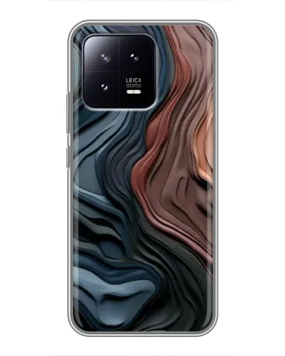 Чохол для Xiaomi 13 з картинкою «Кольорові хвилі каньйону»