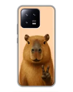 Чохол для Xiaomi 13 з картинкою «Капібара вікторія»