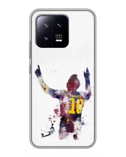 Чохол для Xiaomi 13 з картинкою «Акварельний Мессі Барселона»