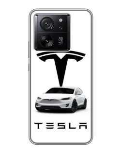 Чехол для Xiaomi 13T Pro с картинкой «Tesla White Style» Чехол для Xiaomi 13T Pro с картинкой «Tesla White Style»