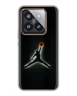 Чехол для Xiaomi 14 Pro с картинкой «Jordan Gradient Logo» Чехол для Xiaomi 14 Pro с картинкой «Jordan Gradient Logo»
