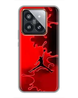 Чехол для Xiaomi 14 Pro с картинкой «Jordan Red Smoke» Чехол для Xiaomi 14 Pro с картинкой «Jordan Red Smoke»