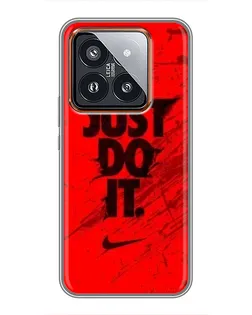 Чехол для Xiaomi 14 Pro с картинкой «Nike Just Do It» Чехол для Xiaomi 14 Pro с картинкой «Nike Just Do It»