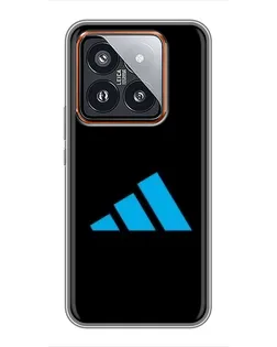 Чехол для Xiaomi 14 Pro с картинкой «Adidas Cyan Logo» Чехол для Xiaomi 14 Pro с картинкой «Adidas Cyan Logo»