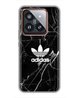 Чехол для Xiaomi 14 Pro с картинкой «Белый мрамор Adidas» Чехол для Xiaomi 14 Pro с картинкой «Белый мрамор Adidas»