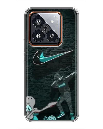 Чехол для Xiaomi 14 Pro с картинкой «Спортивный арт Nike»