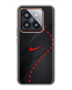 Чохол для Xiaomi 14 Pro з картинкою «Абстрактний дизайн Nike»