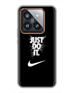 Чохол для Xiaomi 14 Pro з картинкою «Текстовий принт Nike»