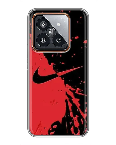 Чехол для Xiaomi 14 Pro с картинкой «Красные брызги Nike» Чехол для Xiaomi 14 Pro с картинкой «Красные брызги Nike»