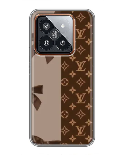 Чехол для Xiaomi 14 Pro с картинкой «Louis Vuitton — банты» Чехол для Xiaomi 14 Pro с картинкой «Louis Vuitton — банты»