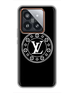 Чехол для Xiaomi 14 Pro с картинкой «LV — печать стиля» Чехол для Xiaomi 14 Pro с картинкой «LV — печать стиля»