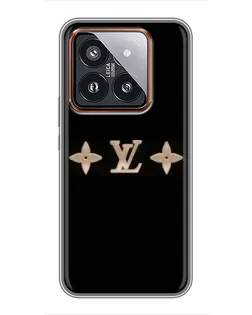 Чехол для Xiaomi 14 Pro с картинкой «Louis Vuitton — минимализм» Чехол для Xiaomi 14 Pro с картинкой «Louis Vuitton — минимализм»