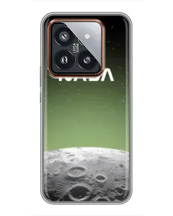 Чохол для Xiaomi 14 Pro з картинкою «NASA — місячний градієнт» Чохол для Xiaomi 14 Pro з картинкою «NASA — місячний градієнт»