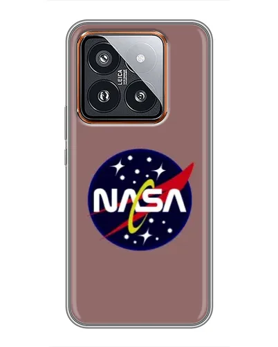 Чохол для Xiaomi 14 Pro з картинкою «NASA — ретро космос» Чохол для Xiaomi 14 Pro з картинкою «NASA — ретро космос»