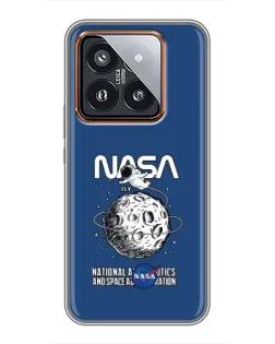 Чохол для Xiaomi 14 Pro з картинкою «NASA — місячна місія» Чохол для Xiaomi 14 Pro з картинкою «NASA — місячна місія»