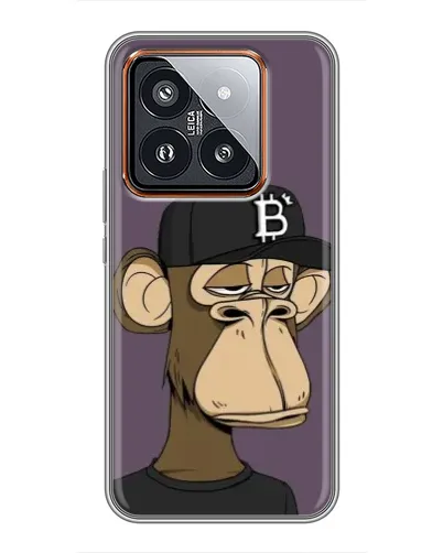 Чехол для Xiaomi 14 Pro с картинкой «Bored Ape в кепке» Чехол для Xiaomi 14 Pro с картинкой «Bored Ape в кепке»