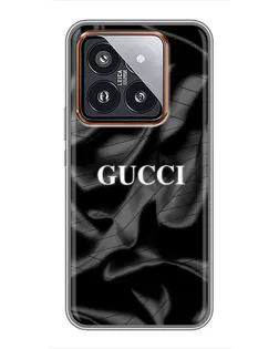 Чохол для Xiaomi 14 Pro з картинкою «Gucci — шовкові хвилі»