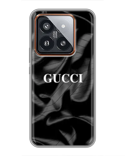 Чохол для Xiaomi 14 Pro з картинкою «Gucci — шовкові хвилі» Чохол для Xiaomi 14 Pro з картинкою «Gucci — шовкові хвилі»